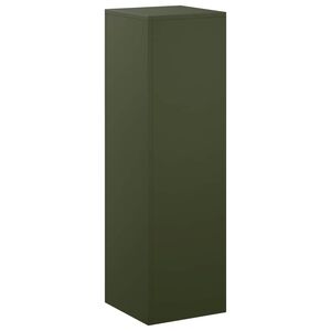 vidaXL Stojalo za rastline Olivno zelena 30 x 30 x 100 cm
