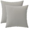 vidaXL Prevleka za blazino 2 pcs HEERLEN Siva 40 x 40 cm Poliester