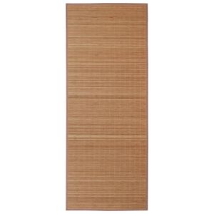 Pravokotna preproga iz rjavega bambusa 150x200 cm