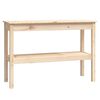 vidaXL Konzolna mizica 110x40x75 cm trdna borovina