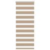 vidaXL Zebra zavesa pe&scaron;čeno rjava 55x150 cm &scaron;irina blaga 50,9 cm poliester