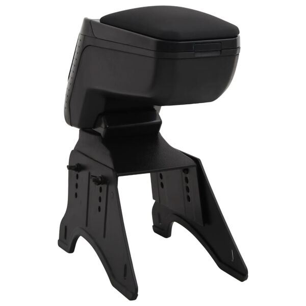 vidaXL Naslon za roke za avto univerzalen črn 13x33x(33-53) cm ABS