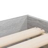 vidaXL Posteljni okvir s predali siva sonoma 75x190 cm inženirski les