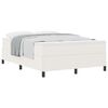 vidaXL Boxspring postelja Krem 160 x 200 cm Žametna tkanina