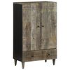 vidaXL Highboard 60x33x100 cm Masivni les Mango