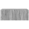 vidaXL TV stenska omara Siva Sonoma 78,5 x 31 x 29,5 cm