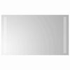 vidaXL LED kopalni&scaron;ko ogledalo Transparentno 60 x 30 cm kaljeno steklo