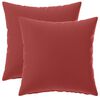vidaXL Prevleka za blazino 2 pcs HEERLEN Vinorodna rdeča 30 x 30 cm