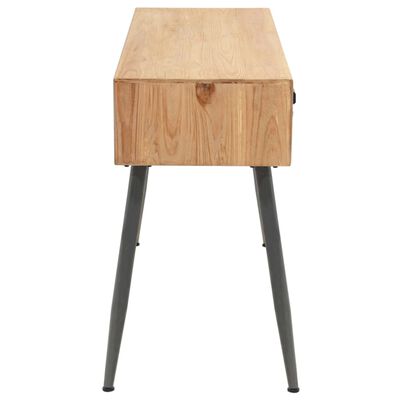 vidaXL Konzolna mizica iz trdnega lesa jelke 115x41x75,5 cm