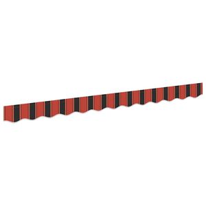 vidaXL Zamenjava senčila za awning Oranžna in Črna 230 x 20 cm