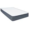 vidaXL Box spring vzmetnica 190x140x20 cm srednje mehka blago