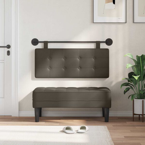vidaXL Visoki naslon za glavo Namestitev na steno Umjetno usnje