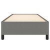 vidaXL Posteljni okvir brez vzmetnice temno siv 90x200 cm blago