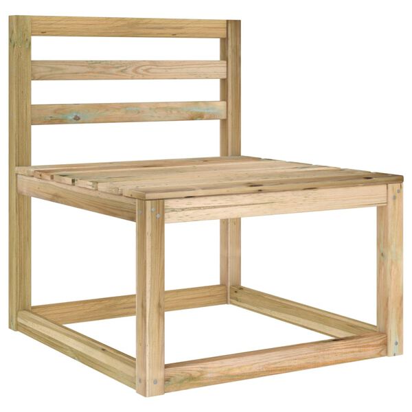 vidaXL Vrtna sedežna garnitura 6-delna s svetlo zelenimi blazinami