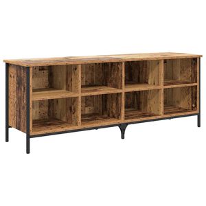 vidaXL Omara za čevlje 131 x 35 x 50 cm Inženirski les in železo