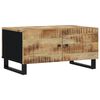 vidaXL Klubska mizica 80x50x40 cm trden mangov les in inženirski les