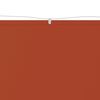vidaXL Vertikalna markiza terakota 140x360 cm tkanina oxford