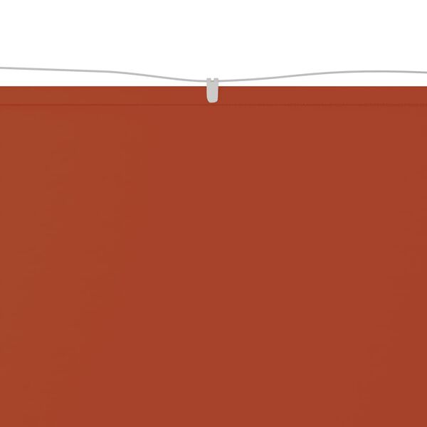 vidaXL Vertikalna markiza terakota 140x360 cm tkanina oxford