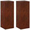 vidaXL Stojalo za rastline 2 pcs Rjav 30 x 30 x 80 cm