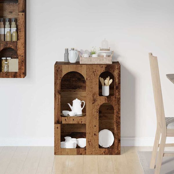 vidaXL Strani &scaron;al Star les 59 x 35 x 80.5 cm Konstruiran les