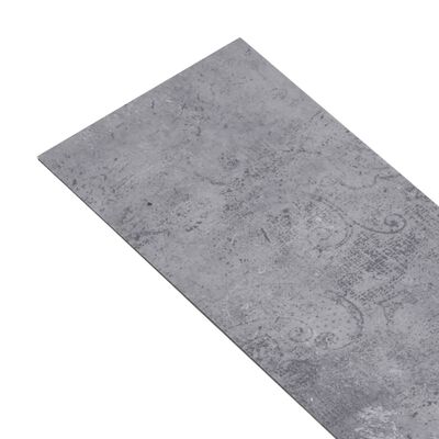 vidaXL PVC talne plošče 5,02 m² 2 mm samolepilne cementno sive