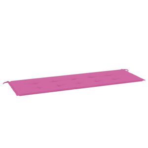 vidaXL Blazina za vrtno klop roza 150x50x3 cm oxford tkanina