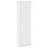 vidaXL Garderobna omara s polico Bela 55 x 25 x 189 cm Konstruiran les