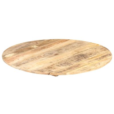 vidaXL Mizna plošča iz trdnega mangovega lesa okrogla 15-16 mm 40 cm