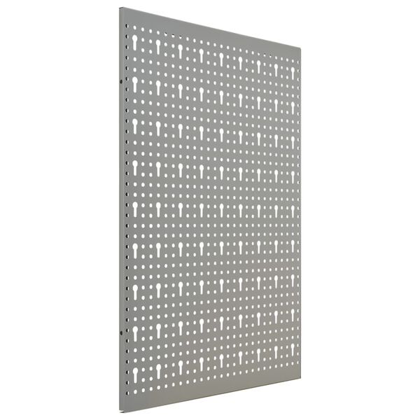 vidaXL Stenske plošče za obešanje orodja 3 kosi 40x58 cm jeklo