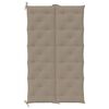 vidaXL Blazina za vrtno klop taupe 180x(50+50)x7 cm oxford tkanina