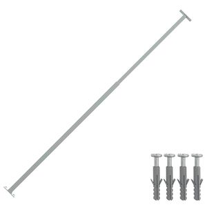vidaXL Nastavljiv varnostni okenski drog 710-1200 mm