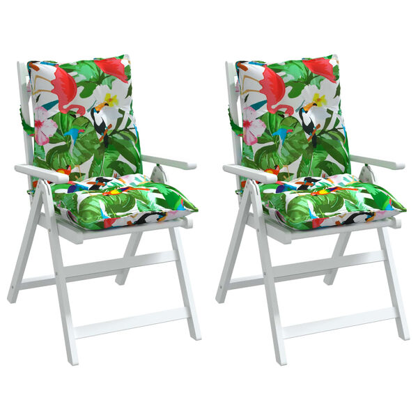 vidaXL Blazine za stole 2 kosa večbarvno oxford blago