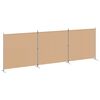 vidaXL 4-panelni pregradnik Bež 525 x 180 cm Blago