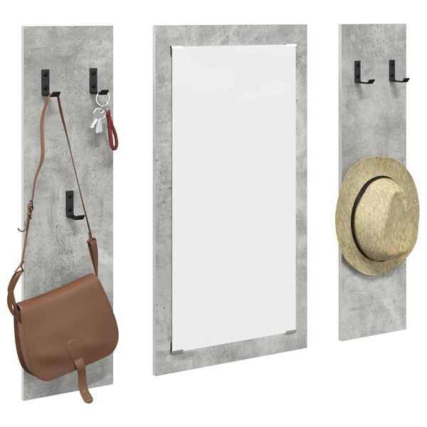 vidaXL Nadwyčajna obe&scaron;alnik za pla&scaron;če Betonsko siva 96 x 1,5 x 90 cm