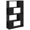 vidaXL Komplet TV omaric 80 x 24 x 125 cm Črna Inženirski les