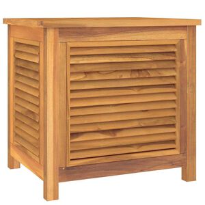 vidaXL Vrtna &scaron;katla s kolesi 60x50x58 cm trden tikov les