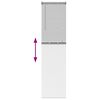 vidaXL Venecijanske žaluzije srebrna 175 x 50 cm Aluminij