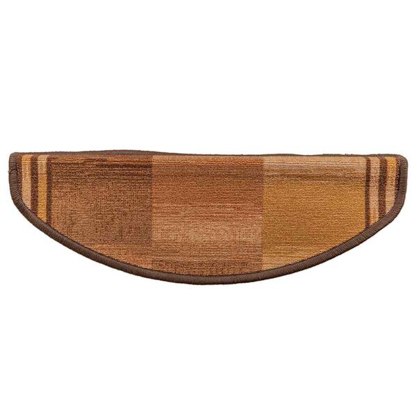 vidaXL Samolepilne preproge za stopnice 10 kosov 65x21x4 cm rjave