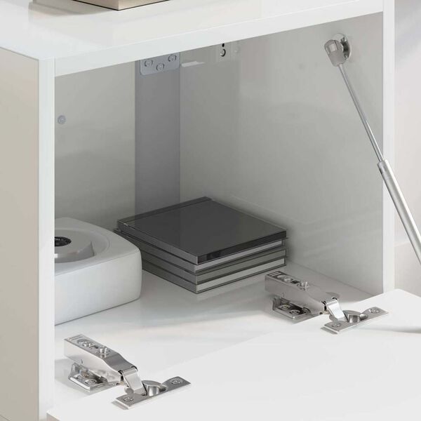 vidaXL TV stenska omara Svetlo Belo 60 x 31 x 29.5 cm Konstruiran les