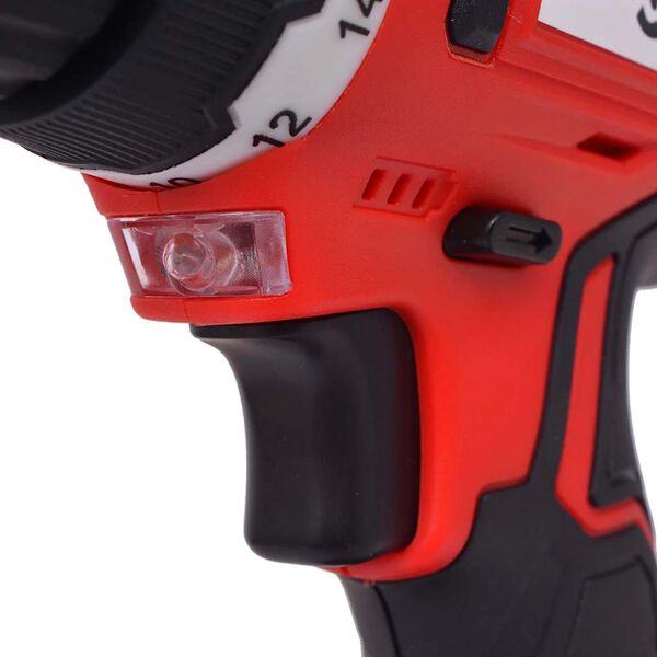 vidaXL Baterijski vrtalnik z 18 V Li-ion baterijama