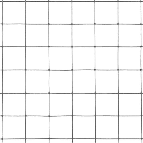vidaXL Žična mreža za ograjo jeklo s PVC oblogo 10x1 m siva