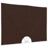 vidaXL Balcony Privacy Screen Pravokotna 240 x 160 cm Poliester Rjava