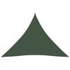vidaXL Senčno jadro 160 g/m&sup2; temno zeleno 5x5x5 m HDPE