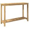 vidaXL Vrtna konzolna miza Beljenje 108,5 x 35 x 75 cm