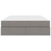vidaXL Postelja z dodatnim prostorom za shranjevanje in vzmetnico