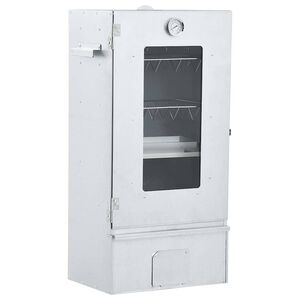 vidaXL Žar za dimljenje z 1 kg sekancev 44,5x29x83 cm