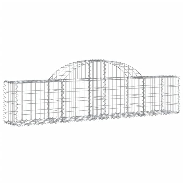 vidaXL Obokane gabion košare 13 kosov 200x30x40/60 cm pocinkano železo