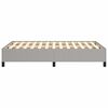 vidaXL Posteljni okvir brez vzmetnice siv 120x190 cm blago