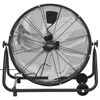 vidaXL Industrijski bobnasti ventilator 60 cm 172,5 W črn