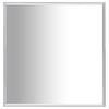vidaXL Ogledalo srebrno 60x60 cm